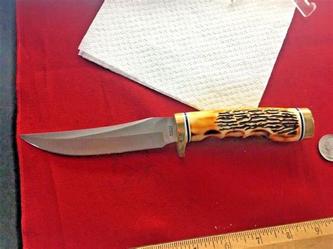 SCHRADE UNCLE HENRY GOLDEN SPIKE deer hunting knife 153UH OLD TIMER ...