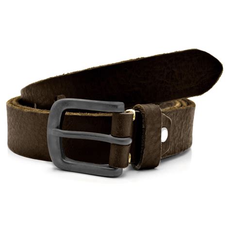 Brown Raw Classic Leather Belt | In stock! | BSWK