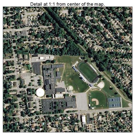 Aerial Photography Map of Highland, IN Indiana