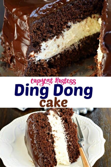 Copycat Hostess Ding Dong Cake Recipe- Shugary Sweets