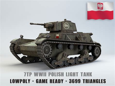 7tp light tank polish 3D - TurboSquid 1272229