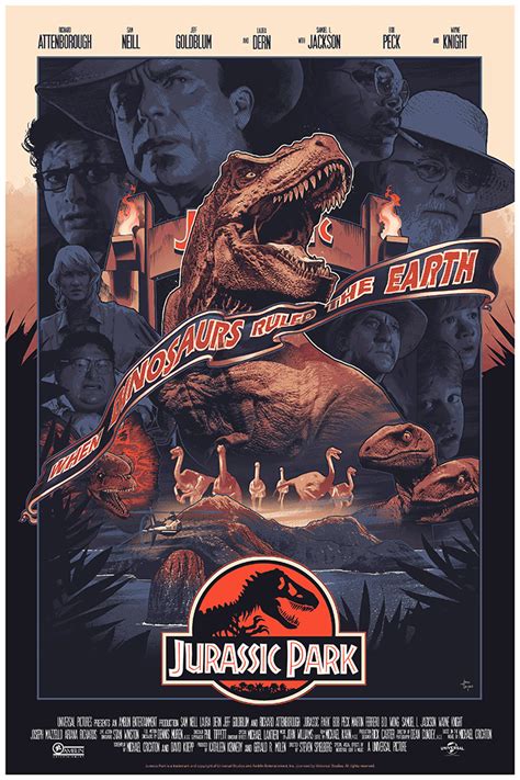 Jurassic Park by John Guydo - Home of the Alternative Movie Poster -AMP- | Jurassic park poster ...