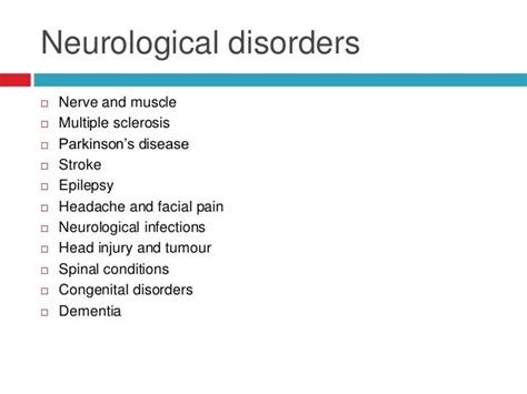 Neurological Disorders