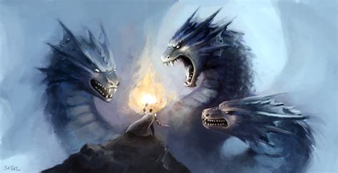 Three Headed Dragon by theLostFlu on DeviantArt