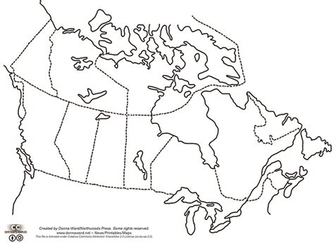 Canada Map Drawing at GetDrawings | Free download