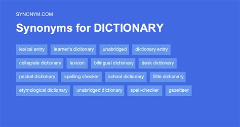 Another word for LEARNERS DICTIONARY > Synonyms & Antonyms