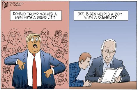 Bruce Plante Cartoon: Trump vs. Biden