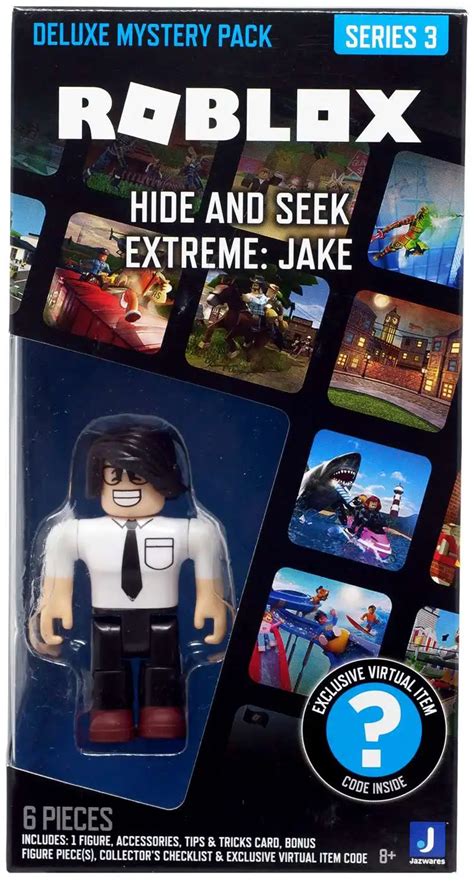 Roblox Series 3 Hide Seek Extreme Jake 3 Deluxe Mystery Pack Jazwares ...