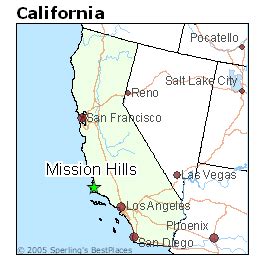 Mission Hills California Map - Alvera Marcille