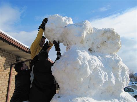 Building a Giant Snowman