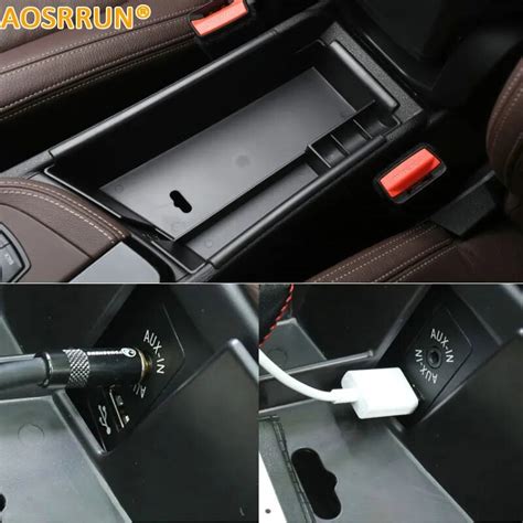 AOSRRUN ABS The central store content box Car accessories For BMW X1 ...