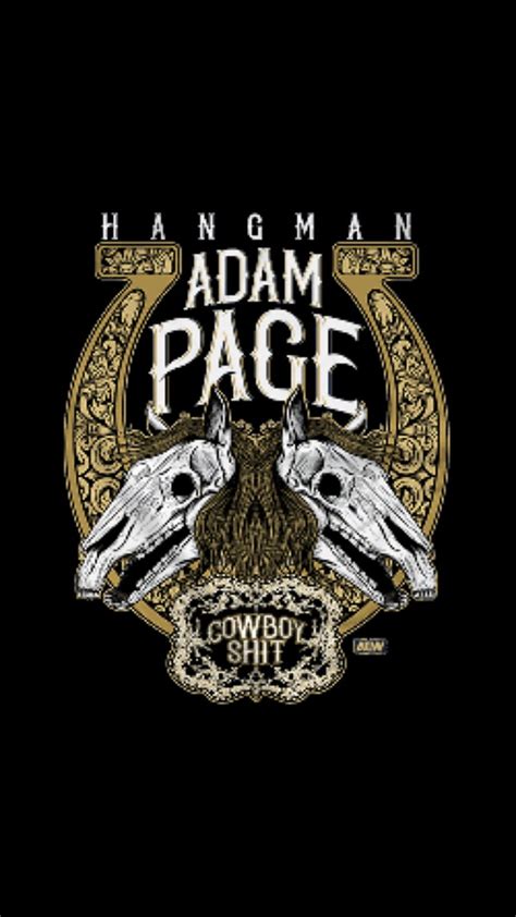 Hangman Adam Page, AEW, cowboy sh#t, HD phone wallpaper | Peakpx