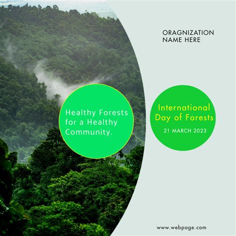 Copy of International day of forests | PosterMyWall