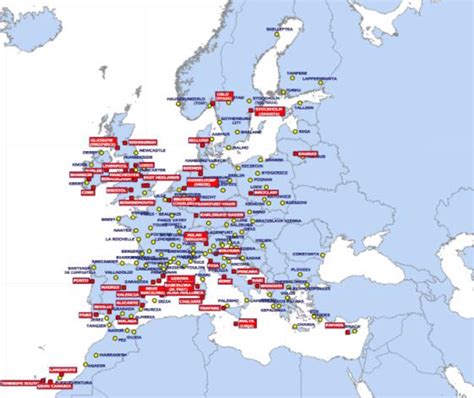 Ryanair destinations | Download Scientific Diagram