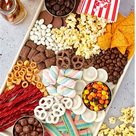 Movie Night Snacks Board - Good Party Ideas