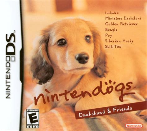 Nintendogs (2005) Nintendo DS box cover art - MobyGames