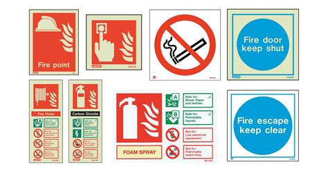 Line Of Fire Safety Signs