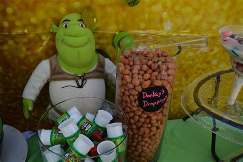 Shrek candy table | Shrek, Candy table, Birthday party