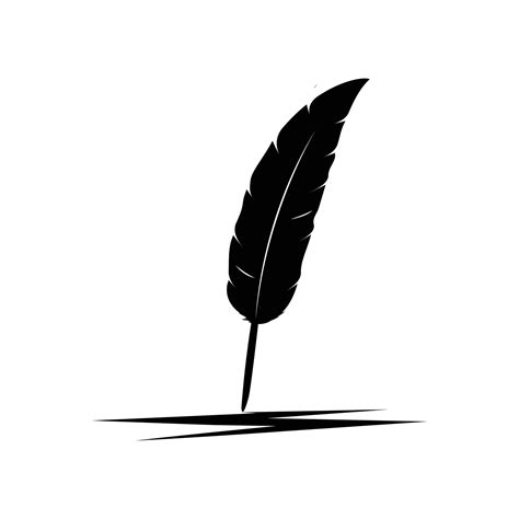 feather pen logo 17260078 Vector Art at Vecteezy