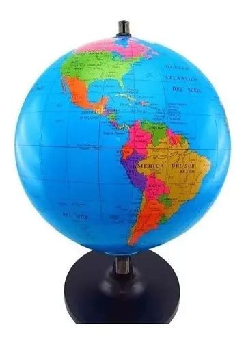 Globo Terraqueo 23cm Alto Mapa Mundi 3d Giratorio Educativo en venta en ...