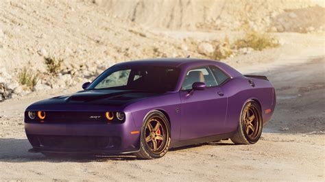 Purple Dodge Challenger during daytime HD wallpaper | Wallpaper Flare