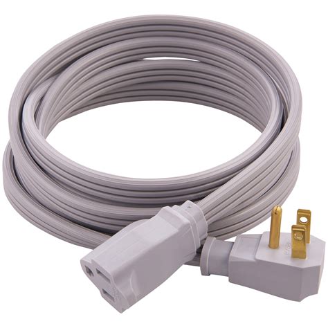 HyperTough Gray 9' Heavy Duty Indoor Extension Cord with 3 Prongs - Walmart.com