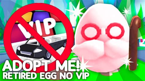 How To Get The Retired Egg In Adopt Me Without VIP! Roblox Adopt Me New Pets Update - YouTube