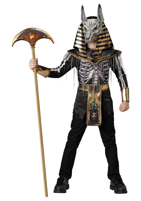 Anubis Boy's Skeleton Warrior Costume | Skeleton Costumes