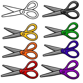 Scissors And Glue Clipart