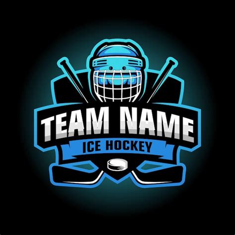 Premium Vector | Ice Hockey Logo Design Template Inspiration Vector Illustration