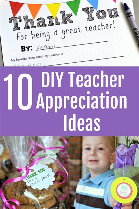 10 DIY Teacher Appreciation Gift Ideas - All Things Mamma