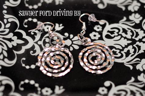 Sawyer Ford Driving By: Silver Spiral and Filigree Earrings
