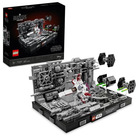 LEGO Star Wars Death Star Trench Run Diorama - 673419357494