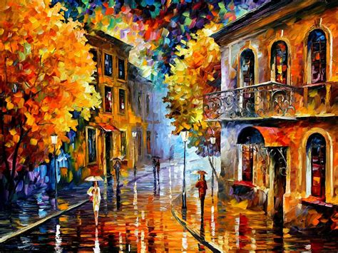 The Fusion Of Colors In Leonid Afremov’s Nostalgic Oil Paintings | Bored Panda