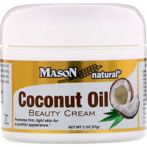 Mason Natural Coconut Oil Beauty Cream 2 oz 57 g - Walmart.com