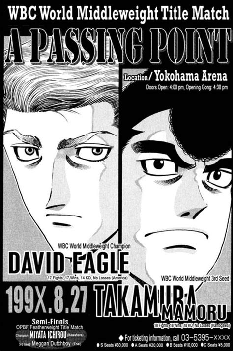 Hajime no Ippo Takamura Mamoru vs David Eagle Fight Digital Art by ...