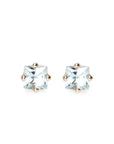 Princess Cut Aquamarine Studs – Andrea Bonelli