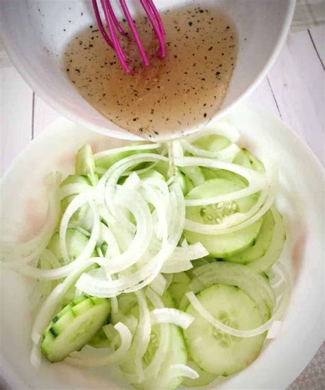 Quick Marinated Cucumbers and Onions