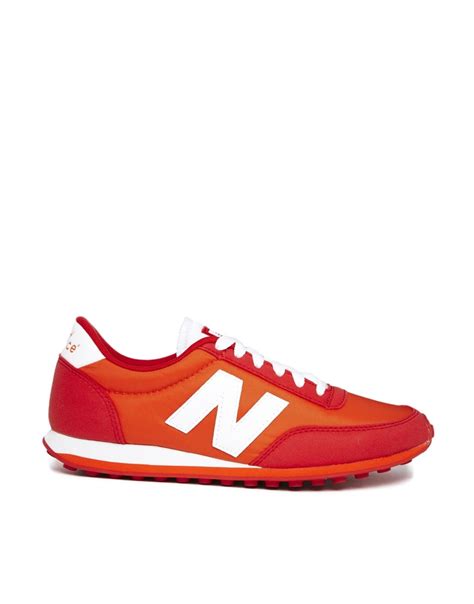 Lyst - New Balance Orange 410 Sneakers in Red