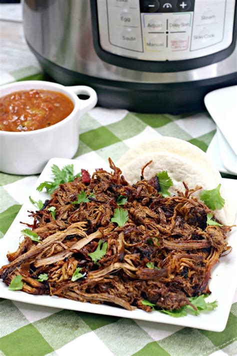 Instant Pot Barbacoa - Mama's On A Budget Tender and flavorful