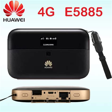 Unlocked cat6 Huawei E5885 300mbps 4g wifi router 4g wi fi router ...