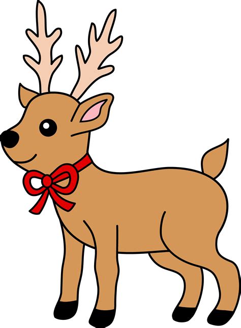 Reindeer Drawing | Free download on ClipArtMag