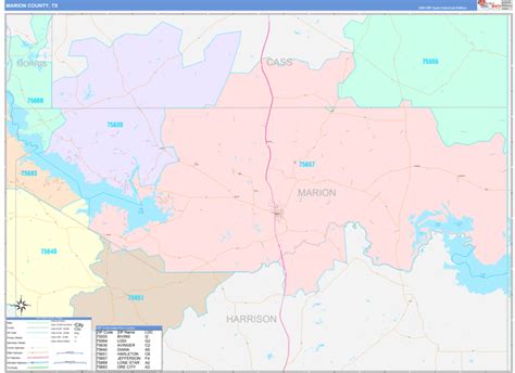 Maps of Marion County Texas - marketmaps.com