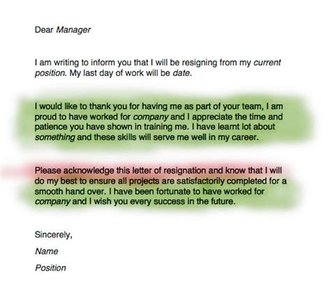 How to Write a Resignation Letter: 11 Steps (with Pictures) | Job letter, How to write a ...