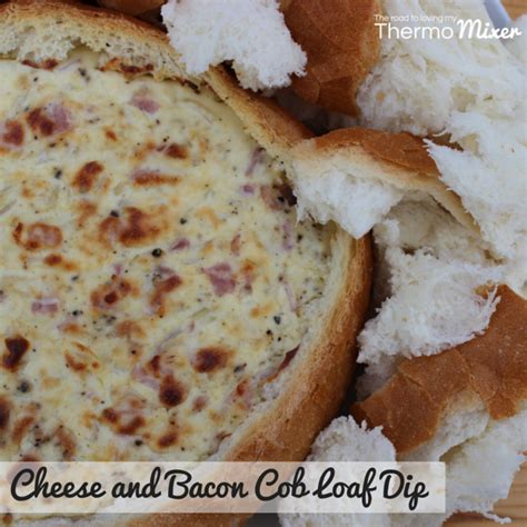 Cheese and Bacon Cob Loaf Dip | Recipe | Cob loaf dip, Cob loaf, Thermomix recipes