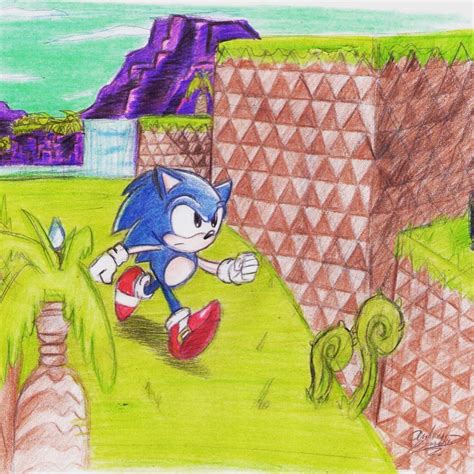 Sonic CD palmtree panic past by Truesupersonic21 on DeviantArt