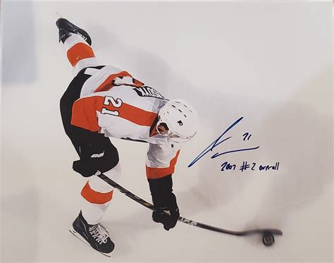 Autographed JAMES VAN RIEMSDYK 16x20 Philadelphia Flyers Photo - Main Line Autographs