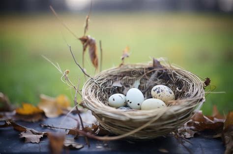 An Open Bird Nest Identification Guide in a Natural Setting Stock Image - Image of ornithology ...