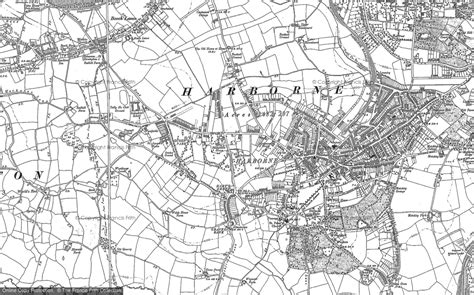 Historic Ordnance Survey Map of Harborne, 1901 - 1902