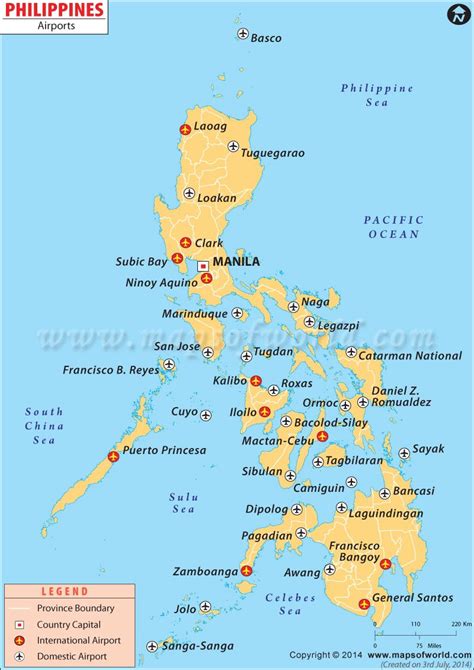 Airports in Philippines, Philippines Airports Map | Philippines travel, Airport map, Philippines ...